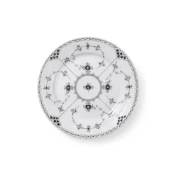 Eksklusive Steldele|Sort Musselmalet Halvblonde*Royal Copenhagen Sort Musselmalet Halvblonde tallerken, 19 cm