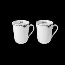 Sort Riflet Blonde*Royal Copenhagen Sort Riflet Blonde kop, , 33 cl, 2 stk. Bespoke