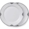 Sort Riflet Blonde*Royal Copenhagen Sort Riflet Blonde tallerken, 27 cm, 2 stk.