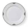 Sort Riflet Blonde|Middagstallerkener*Royal Copenhagen Sort Riflet Blonde tallerken, 27 cm