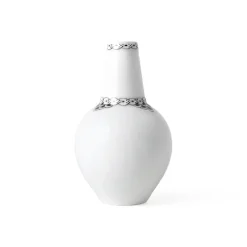 Sort Riflet Blonde*Royal Copenhagen vase, 15 cm Sort Riflet Blonde