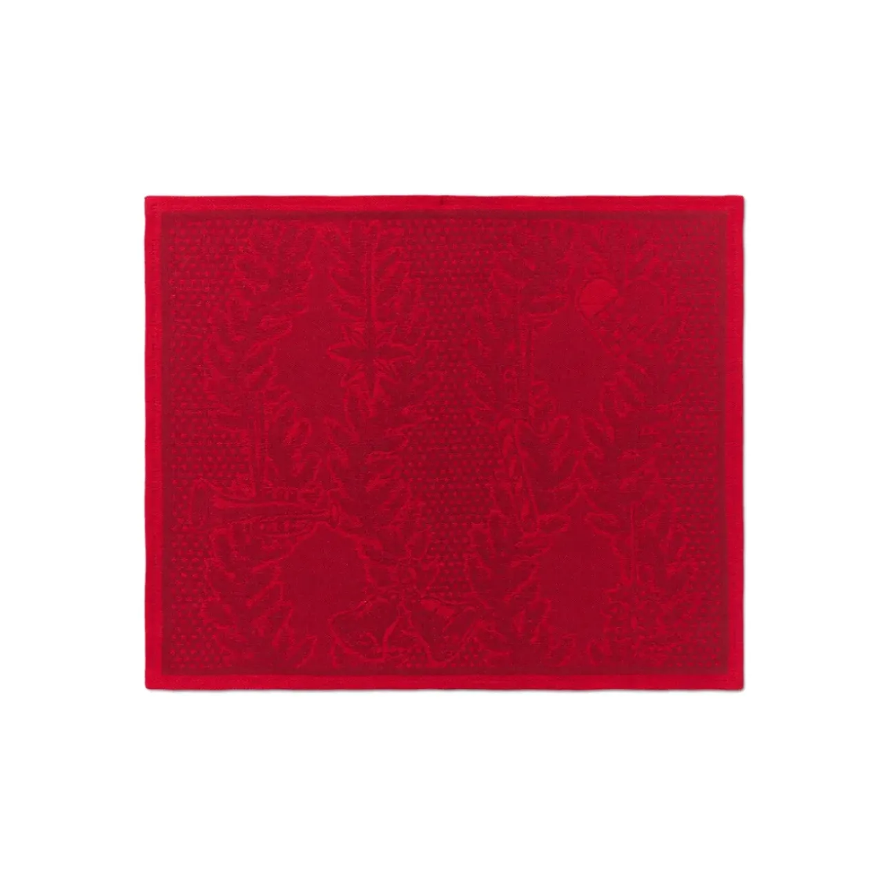 Stjerne Riflet Jul|Julepynt*Royal Copenhagen Stjerne Riflet Jul dækkeserviet, rød, 45 x 35 cm, 2 stk. Rød Stjerne Riflet Jul