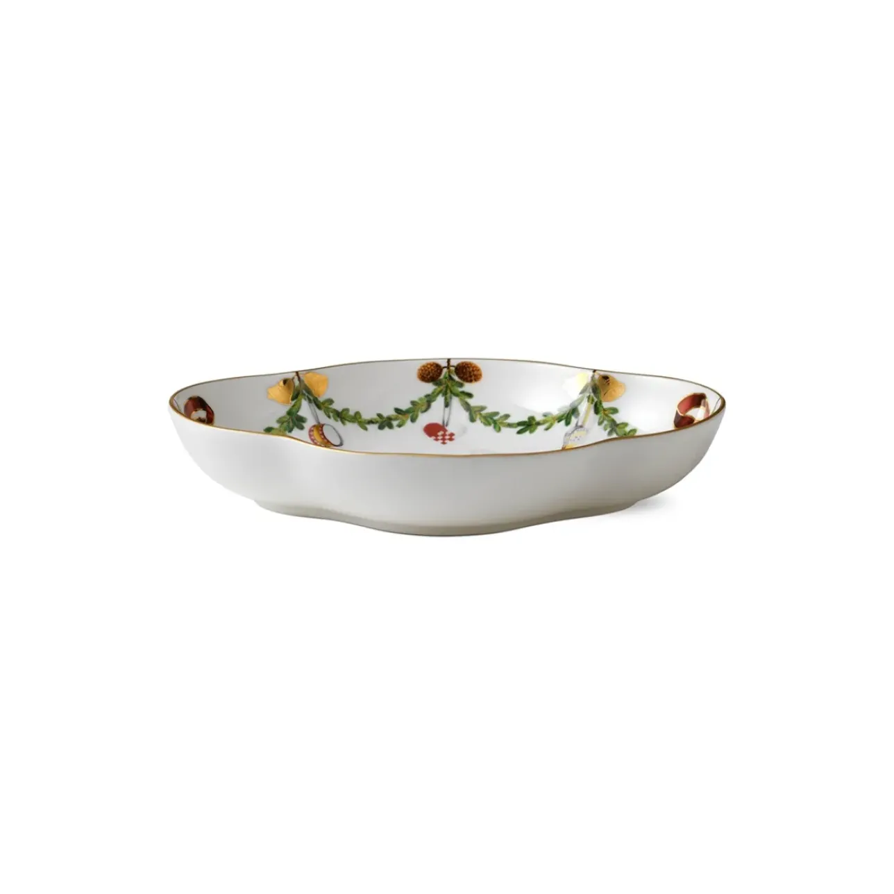 Stjerne Riflet Jul|Fade*Royal Copenhagen Stjerne Riflet Jul fad, 22 cm