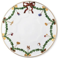 Stjerne Riflet Jul|Fade*Royal Copenhagen Stjerne Riflet Jul fad, 32 cm