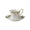 Stjerne Riflet Jul|Kaffekopper*Royal Copenhagen Stjerne Riflet Jul højhankskop og underkop, 27 cl