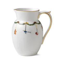 Stjerne Riflet Jul|Kander*Royal Copenhagen Stjerne Riflet Jul kande, 90 cl