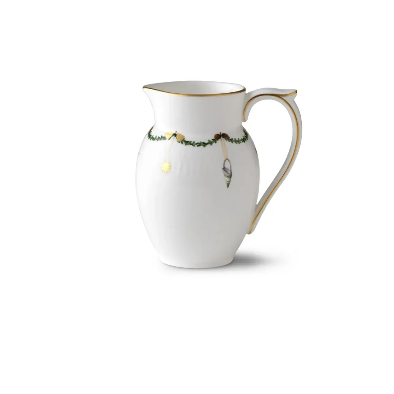 Stjerne Riflet Jul|Kander*Royal Copenhagen Stjerne Riflet Jul mælkekande, 39 cl
