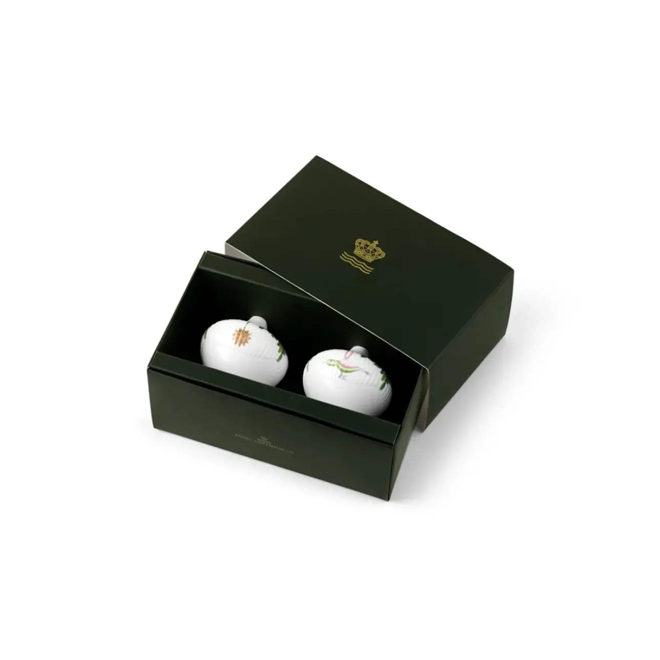 Stjerne Riflet Jul|Julepynt*Royal Copenhagen Stjerne Riflet Jul ornament, 8,5 cm, 2 stk.