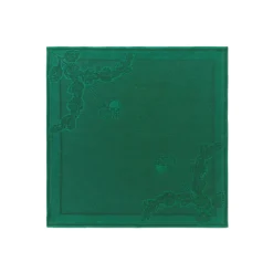 Stjerne Riflet Jul|Julepynt*Royal Copenhagen Stjerne Riflet Jul serviet, grøn, 45 x 45 cm, 2 stk. Grøn Star Fluted Christmas