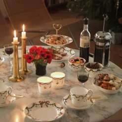 Stjerne Riflet Jul|Snackskåle*Royal Copenhagen Stjerne Riflet Jul skål, 30 cl, 2 stk.