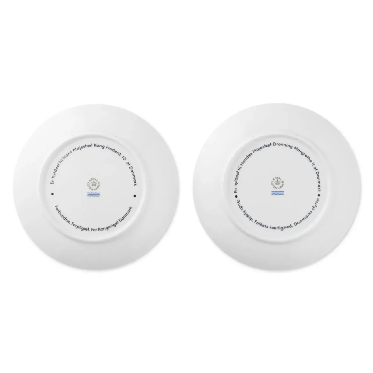 Special Editions*Royal Copenhagen Tronskifteplatter, 18 cm, 2 stk.