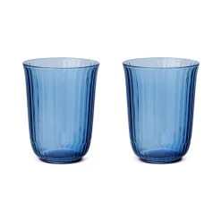Waves|Glas*Royal Copenhagen Waves highballglas, blå, 33 cl, 2 stk.
