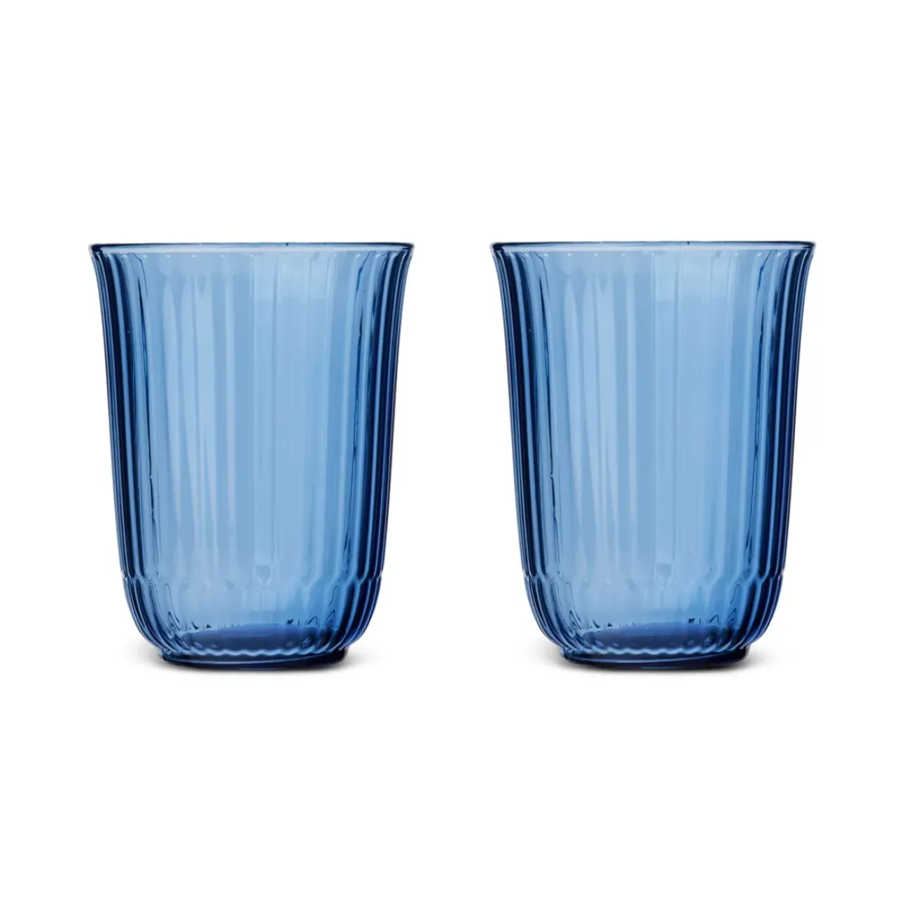 Waves|Glas*Royal Copenhagen Waves highballglas, blå, 33 cl, 2 stk.