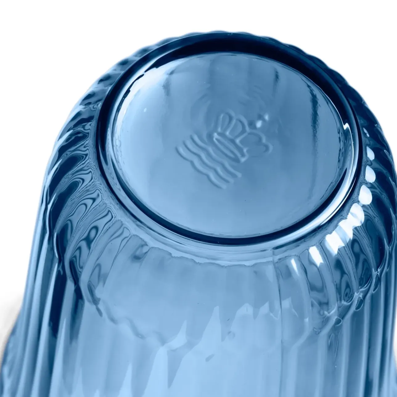 Waves|Glas*Royal Copenhagen Waves highballglas, blå, 33 cl, 2 stk.