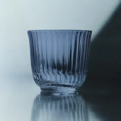 Waves|Glas*Royal Copenhagen Waves vandglas, blå, 20 cl, 2 stk.
