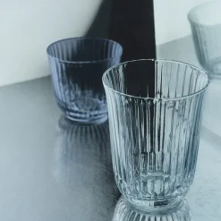 Waves|Glas*Royal Copenhagen Waves vandglas, blå, 20 cl, 2 stk.