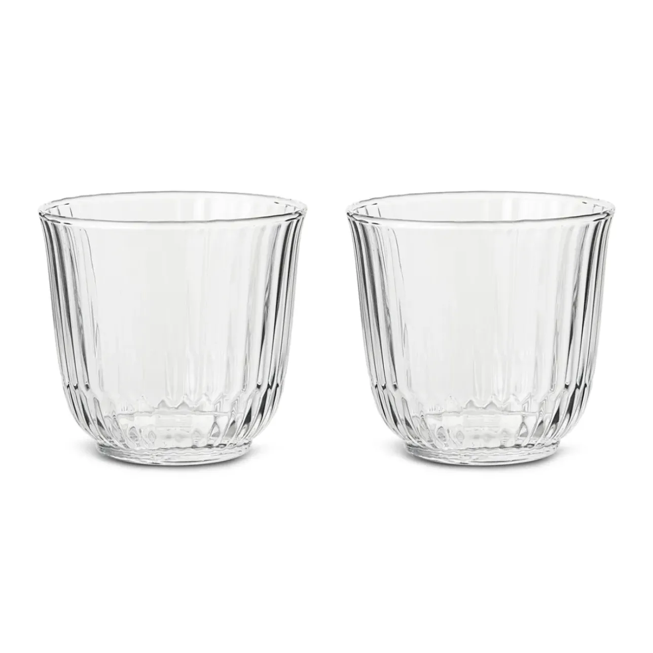 Waves|Glas*Royal Copenhagen Waves vandglas, 20 cl, 2 stk.